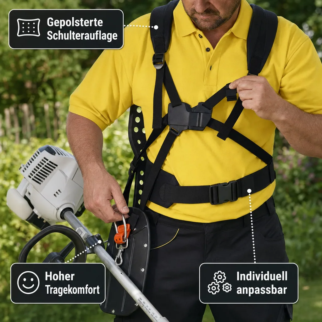 Doppel Schultertragegurt Neu