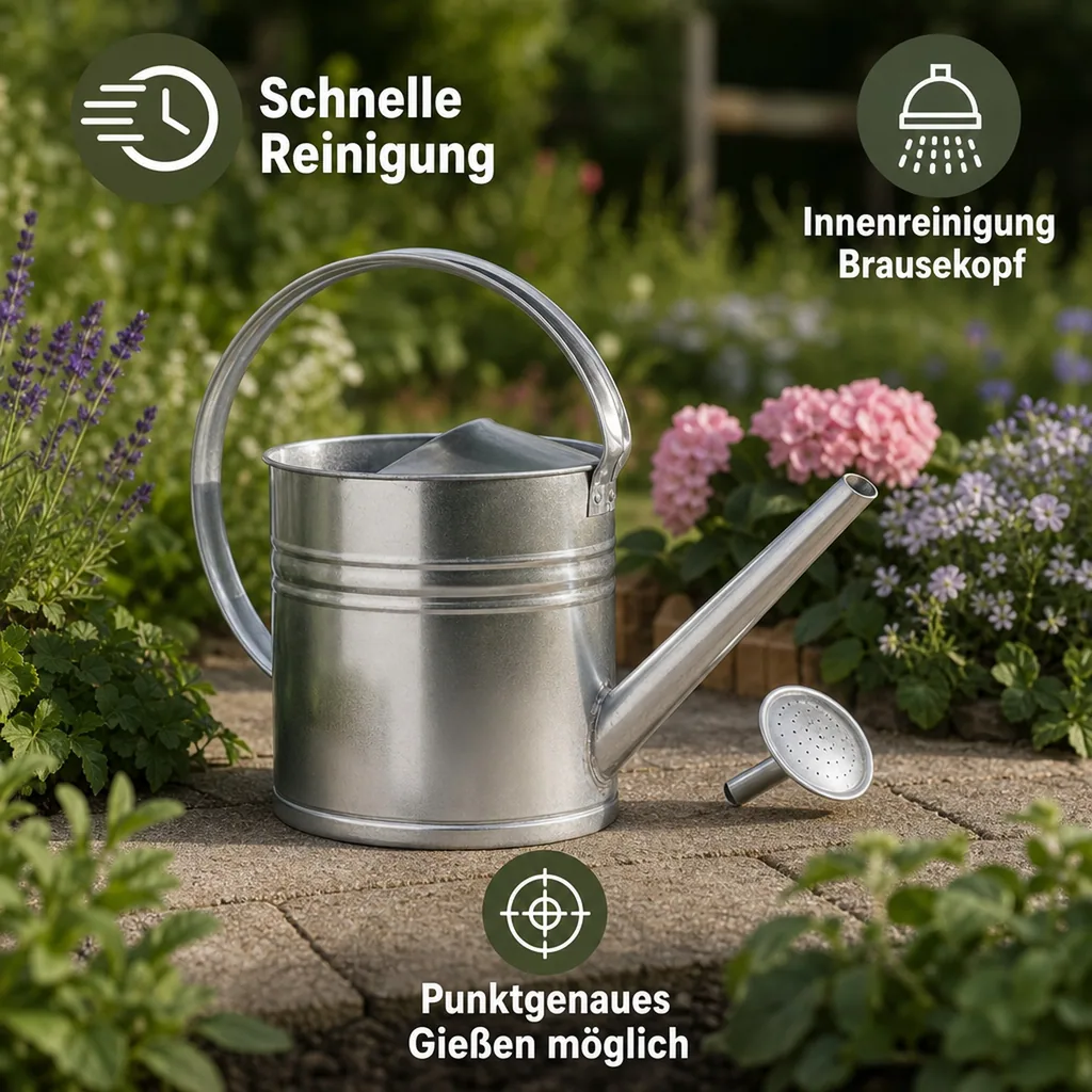 Gießkanne verzinkt 10 L