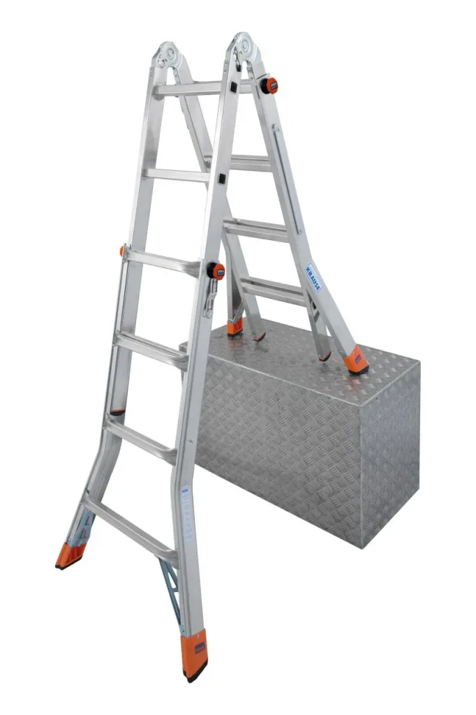 „TELEMATIC“ SPROSSEN-GELENK-TELESKOPLEITER 4x4 SPROSSEN
