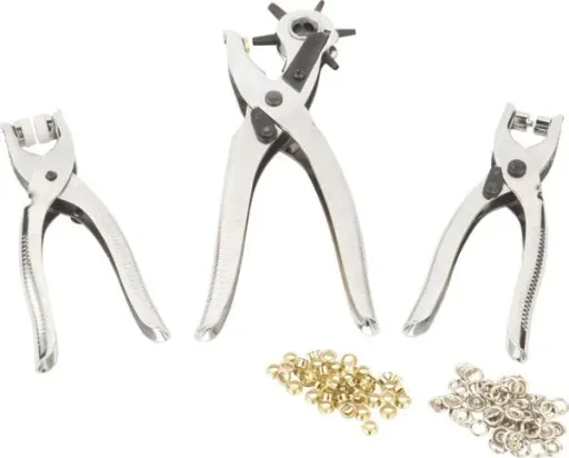 Ösen- und Druckknopf Set, 250-teilig