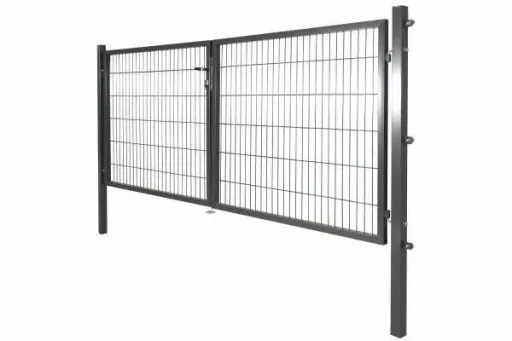 Gartentor für Standard Stabmatte zweiflügelig, 2x 150 x 75 cm