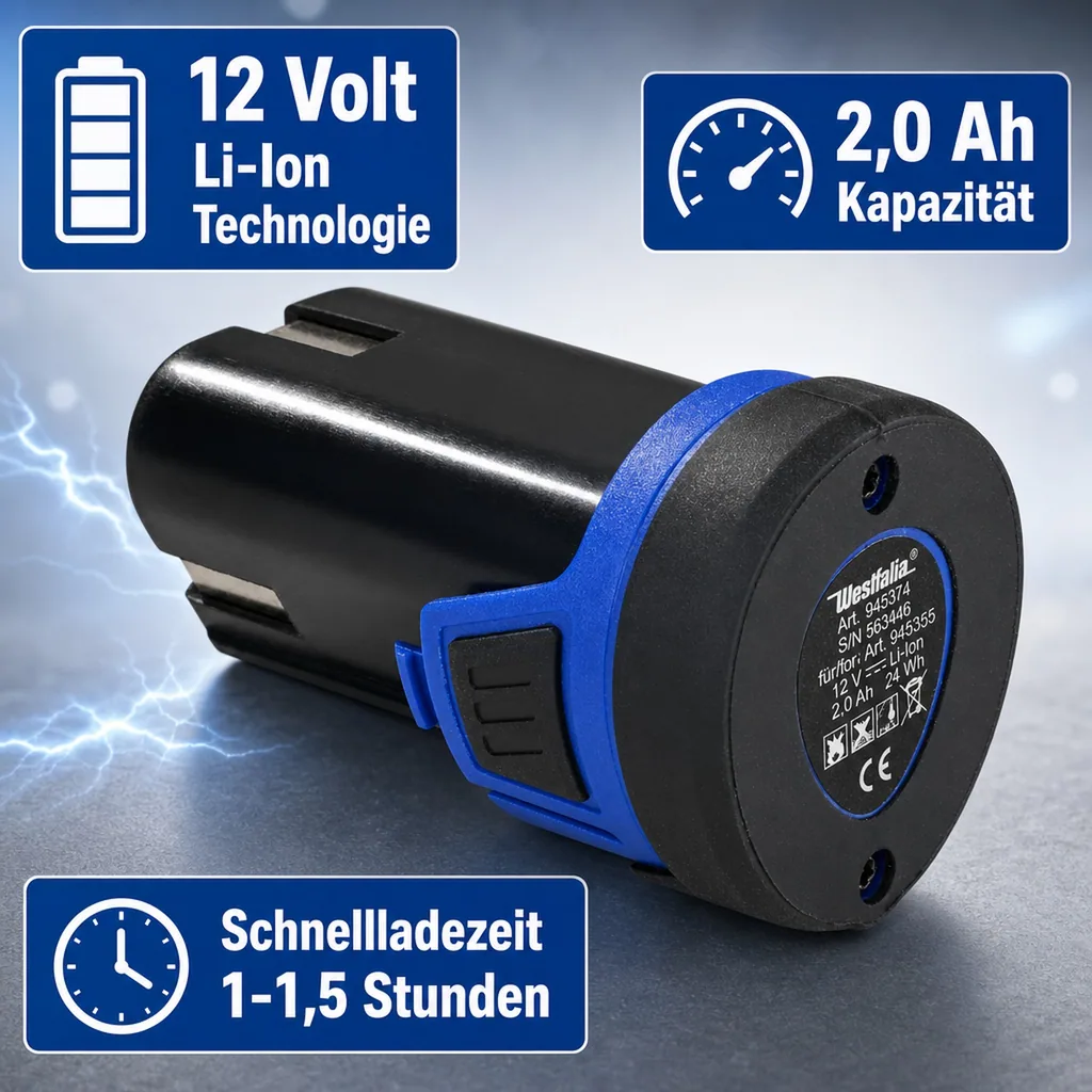 Ersatz-Akku 12 Volt Li-Ion