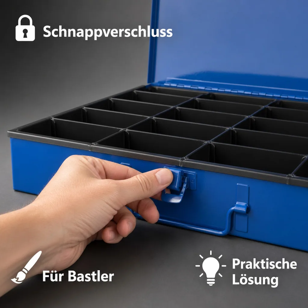 Sortimentskasten mit flexiblen Einsätzen