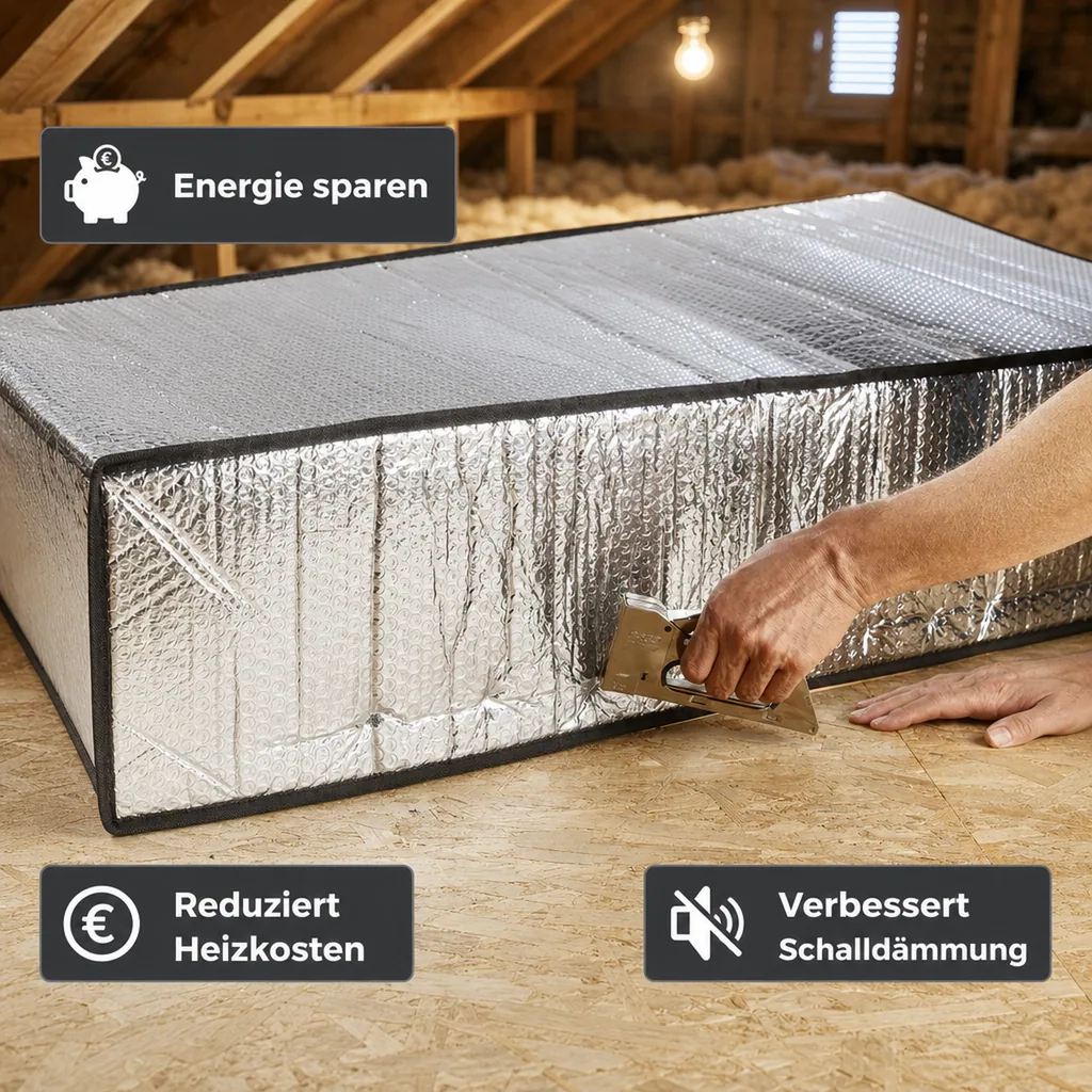 Isolation für Dachtreppen und Dachbodenöffnungen