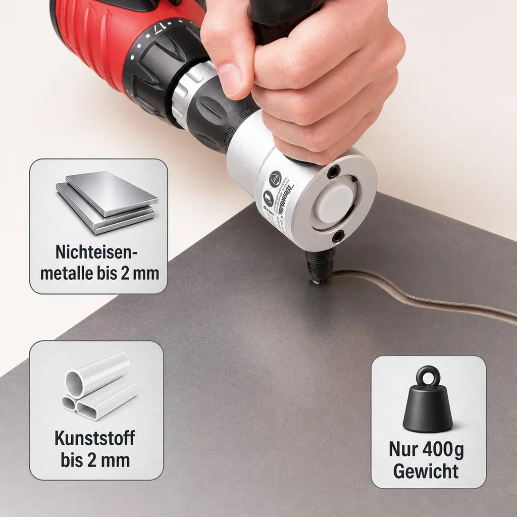 Blechknabber Vorsatz