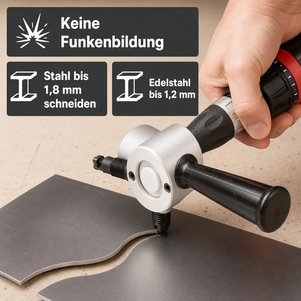 Blechknabber Vorsatz