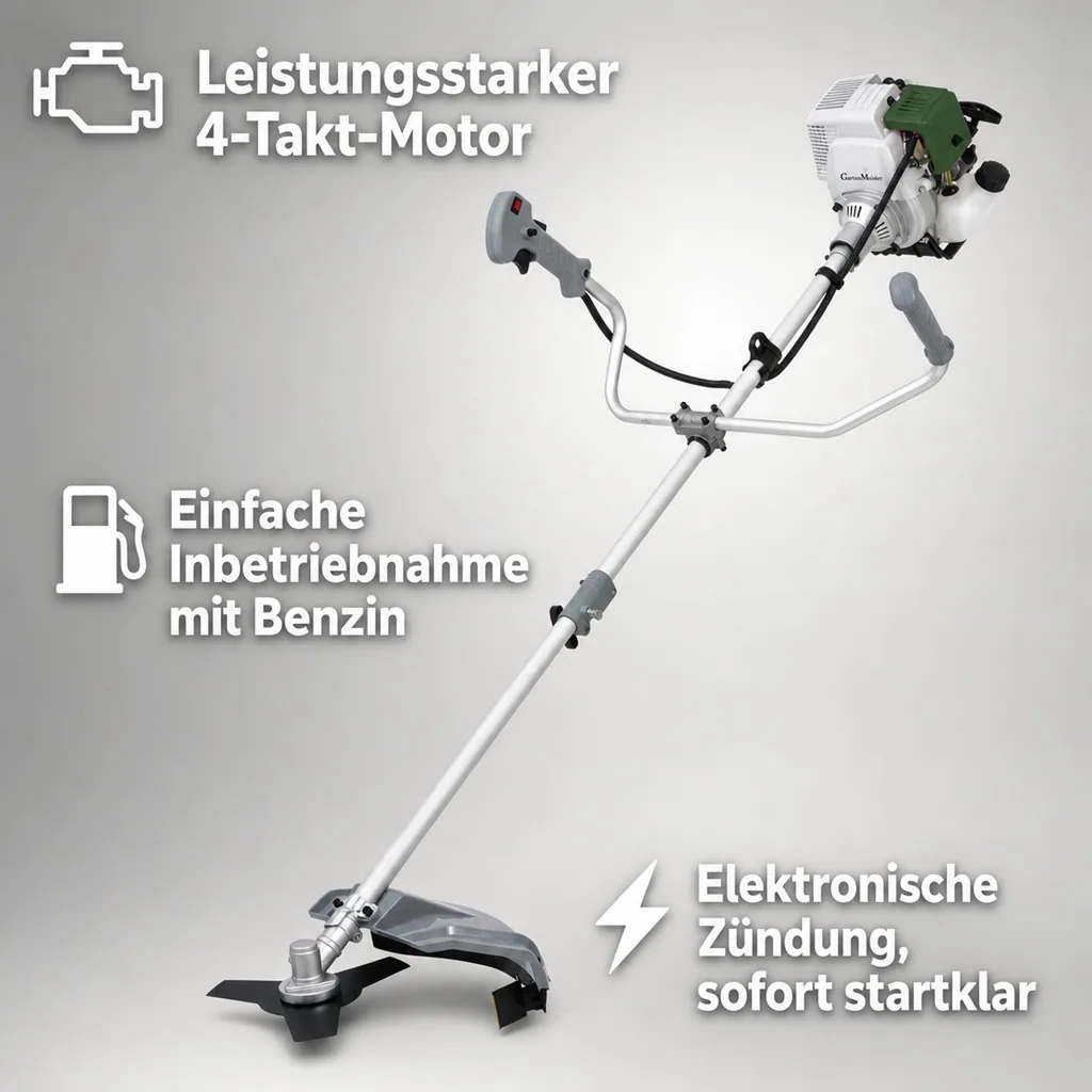 Benzin-Freischneider 4-Takt Motor GM 4T-700 Gartenmeister