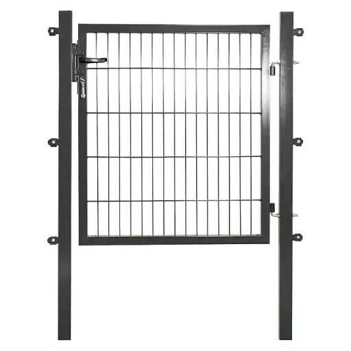 Gartentor für Stabmatte anthrazit, einflügelig - 100 cm hoch - 100 cm breit