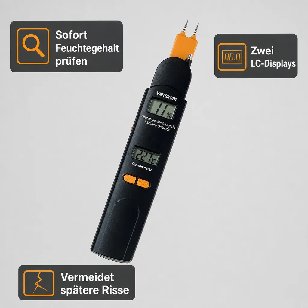 Feuchtigkeitsmesser 0-60% /Thermometer -10 bis +50°C