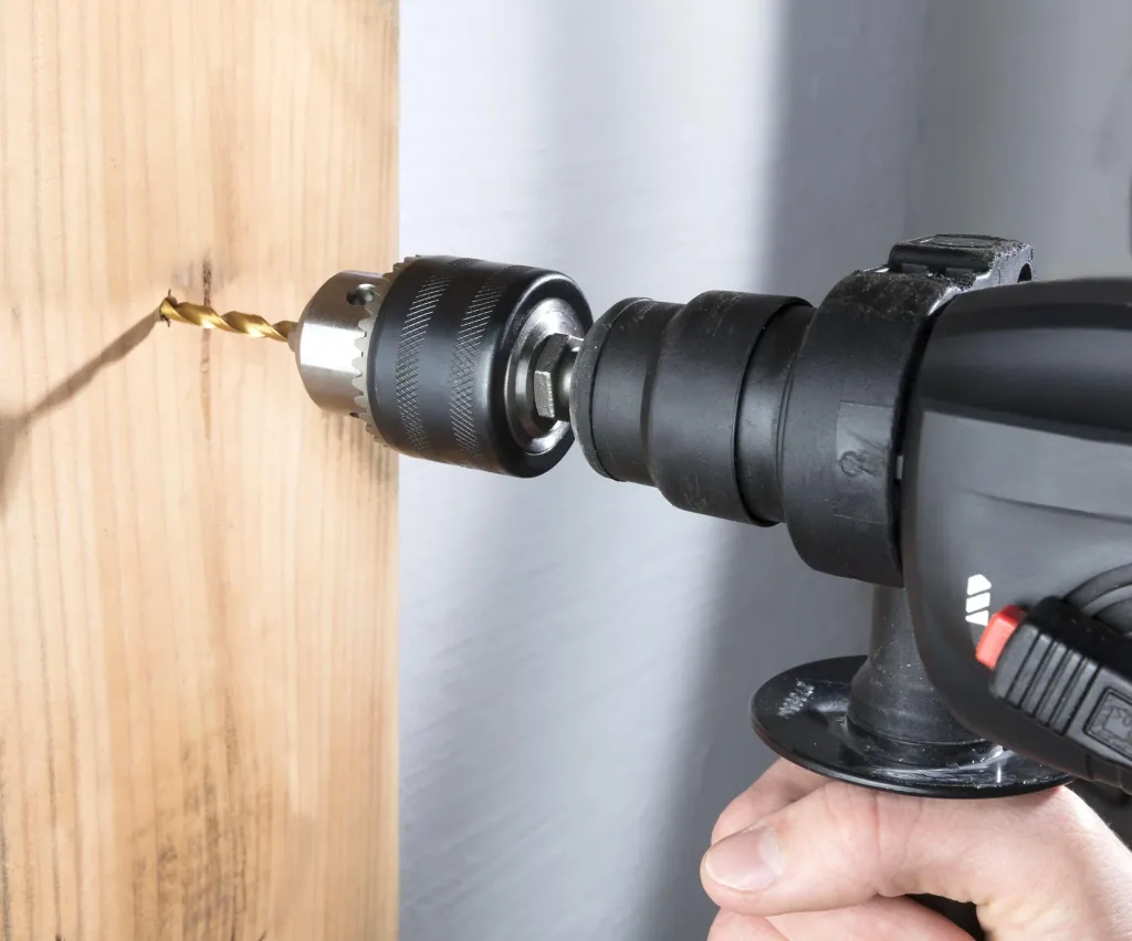 Rundschaft & SDS Bohrer Set inklusive Bohrfutter 15-teilig