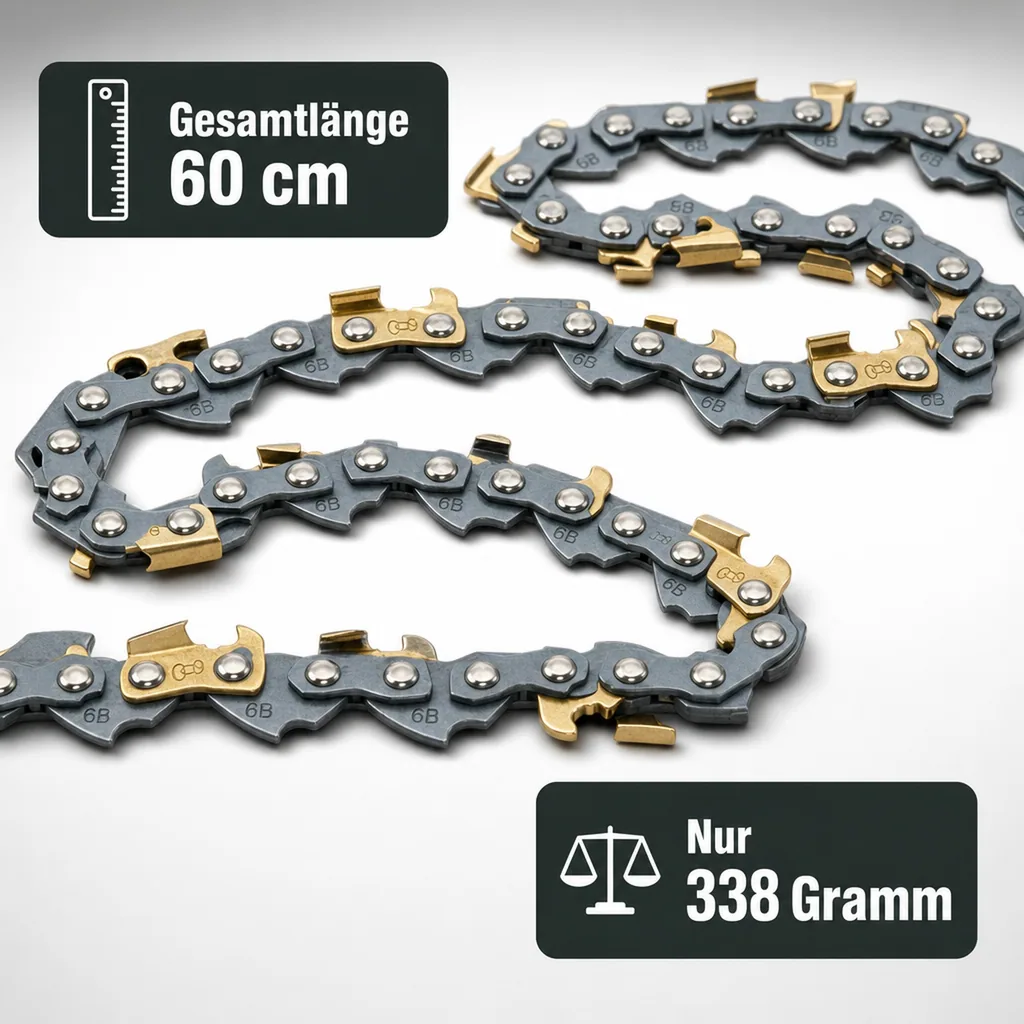 Sägekette "Titan" für 55 cm Schwert, 76 Gl. (1,5 mm), Teil. 0,325"