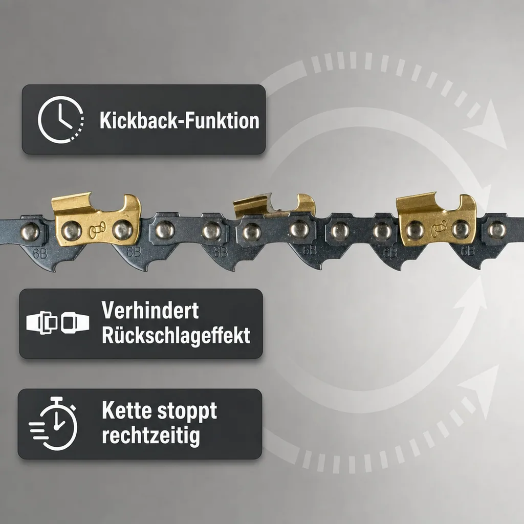 Sägekette "Titan" für 55 cm Schwert, 76 Gl. (1,5 mm), Teil. 0,325"