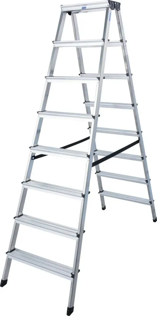 „DOPPLO“ STUFEN-DOPPELLEITER 2x8 STUFEN