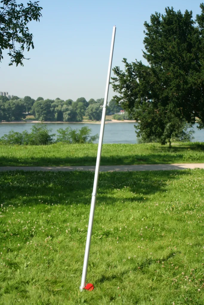 Peddy Shield Aluminium Mast Teleskopmast und Erdanker Set