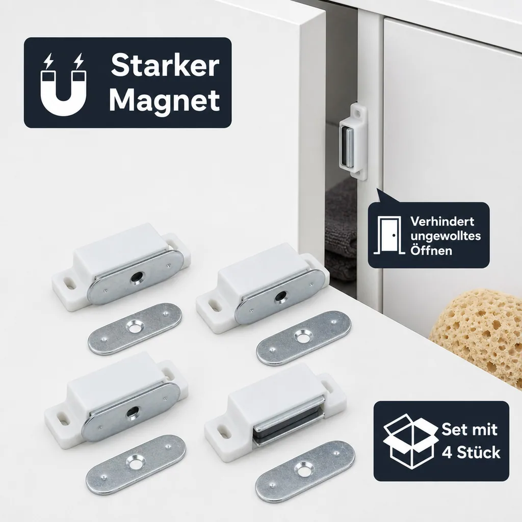 Magnetschnapper - Set, 4-teilig
