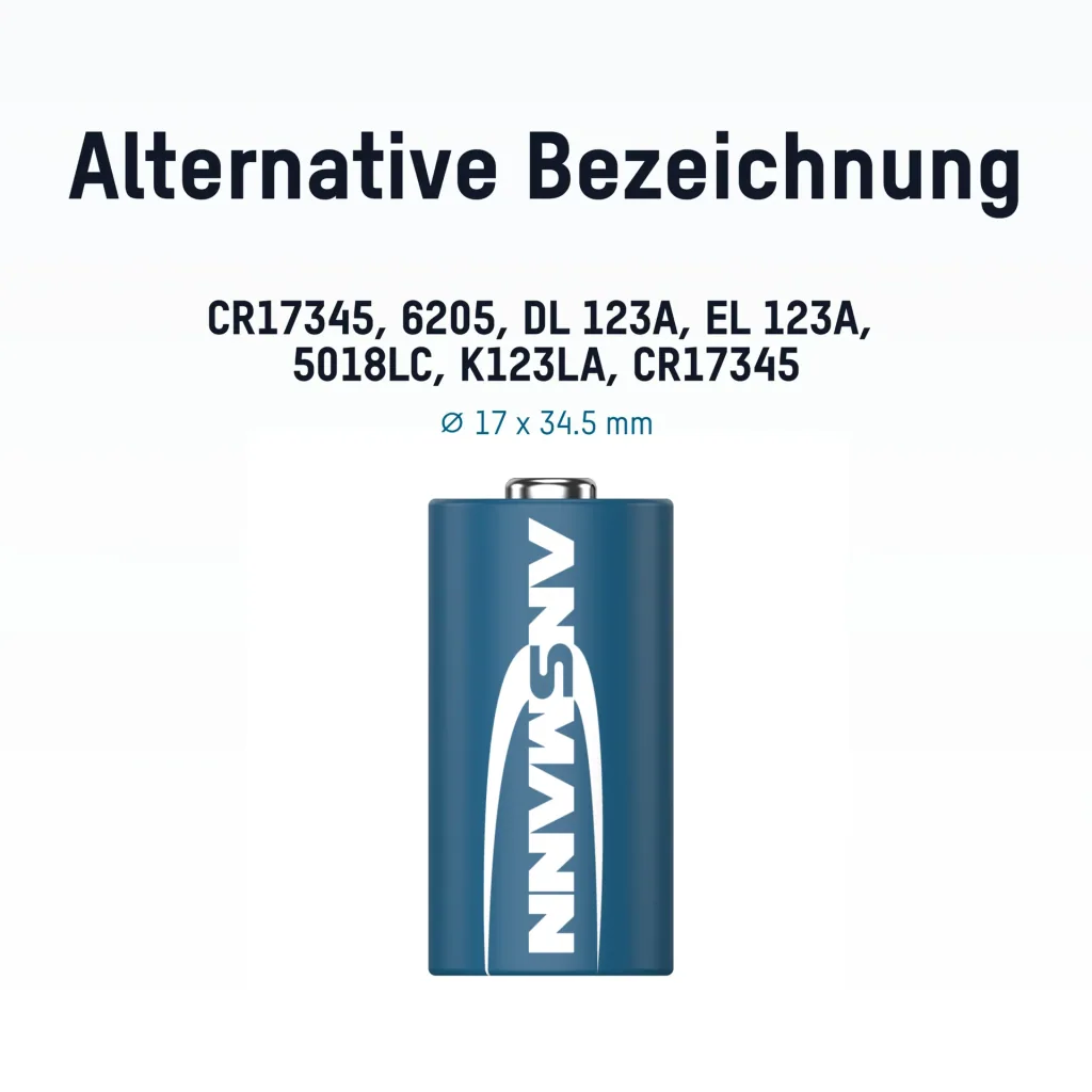 Lithium Batterie CR123A / CR17335