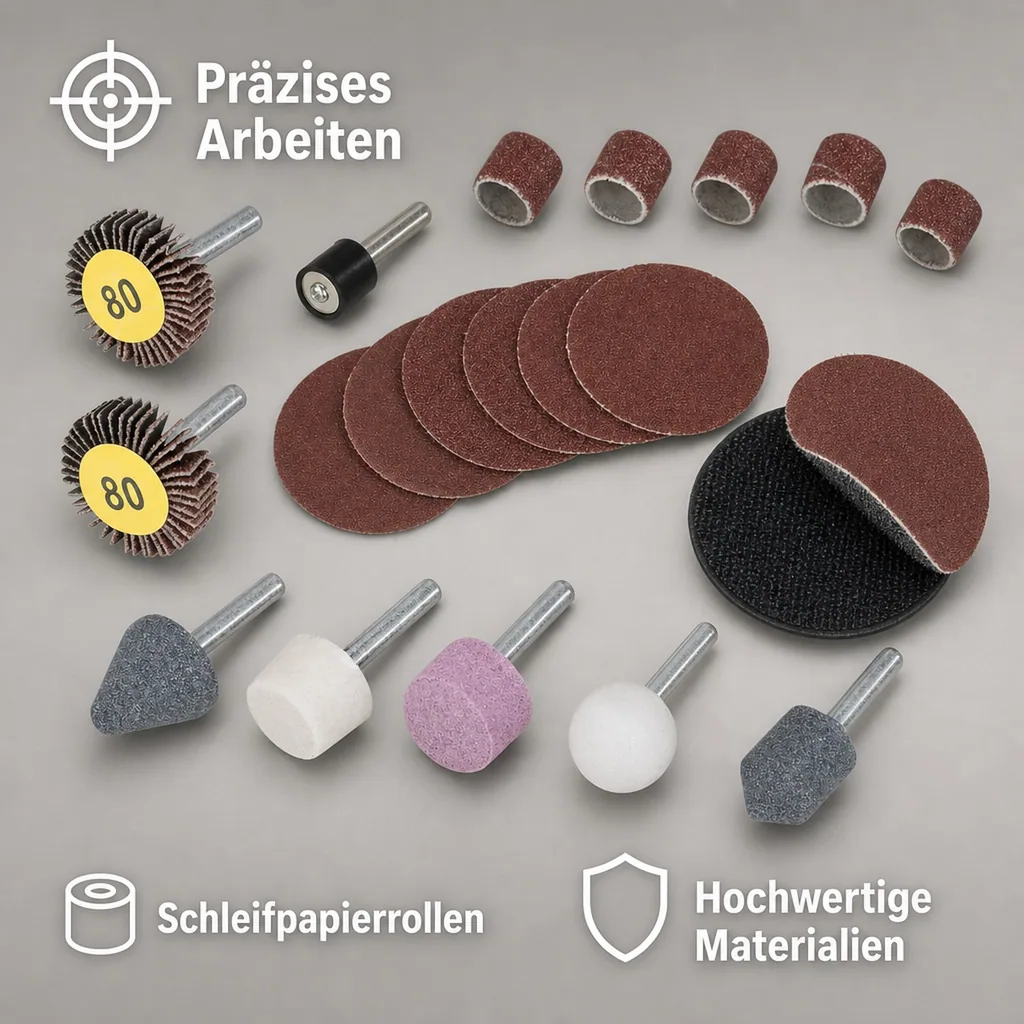 Schleif-Set 21-teilig