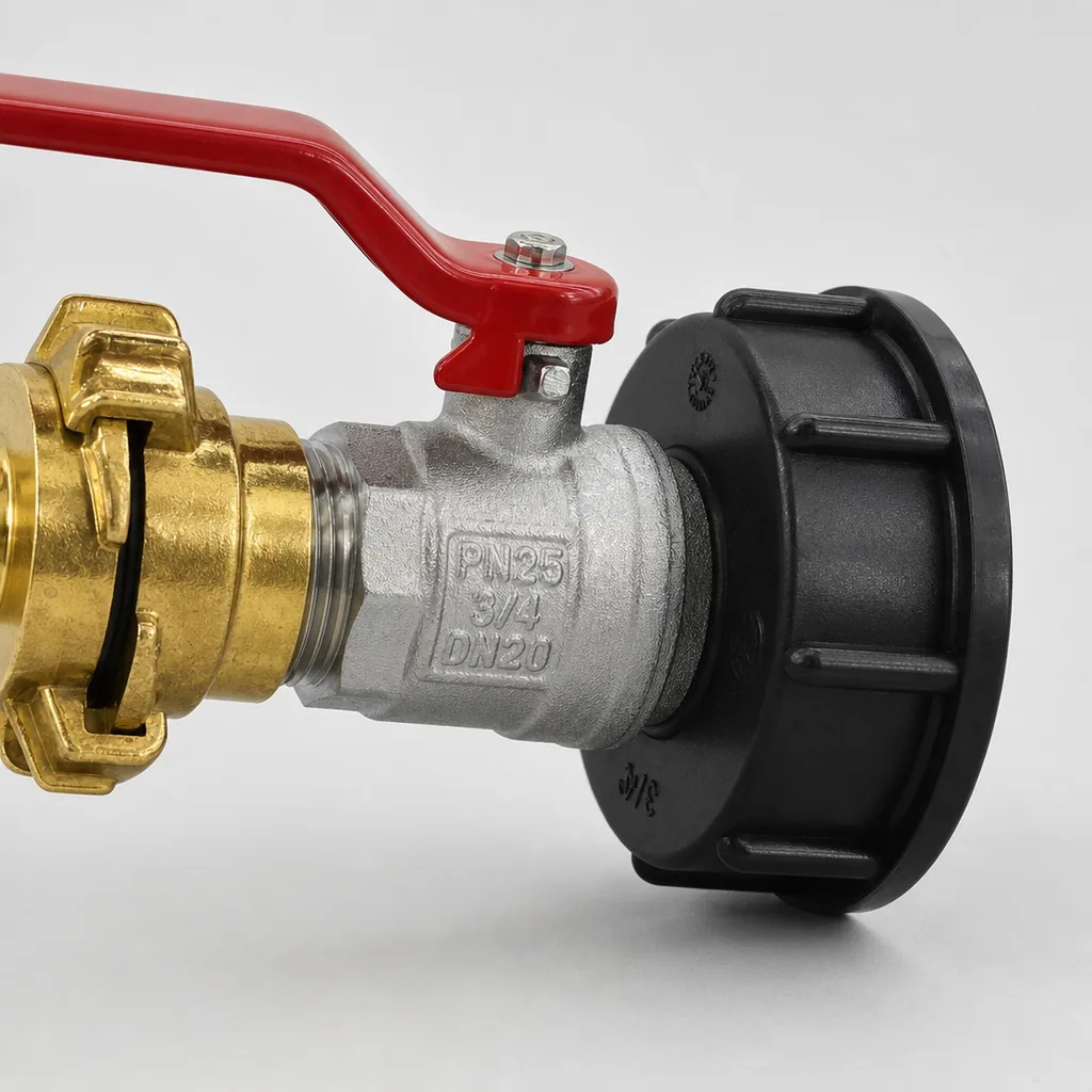 IBC Adapter S60x6, mit GeKA Kupplung