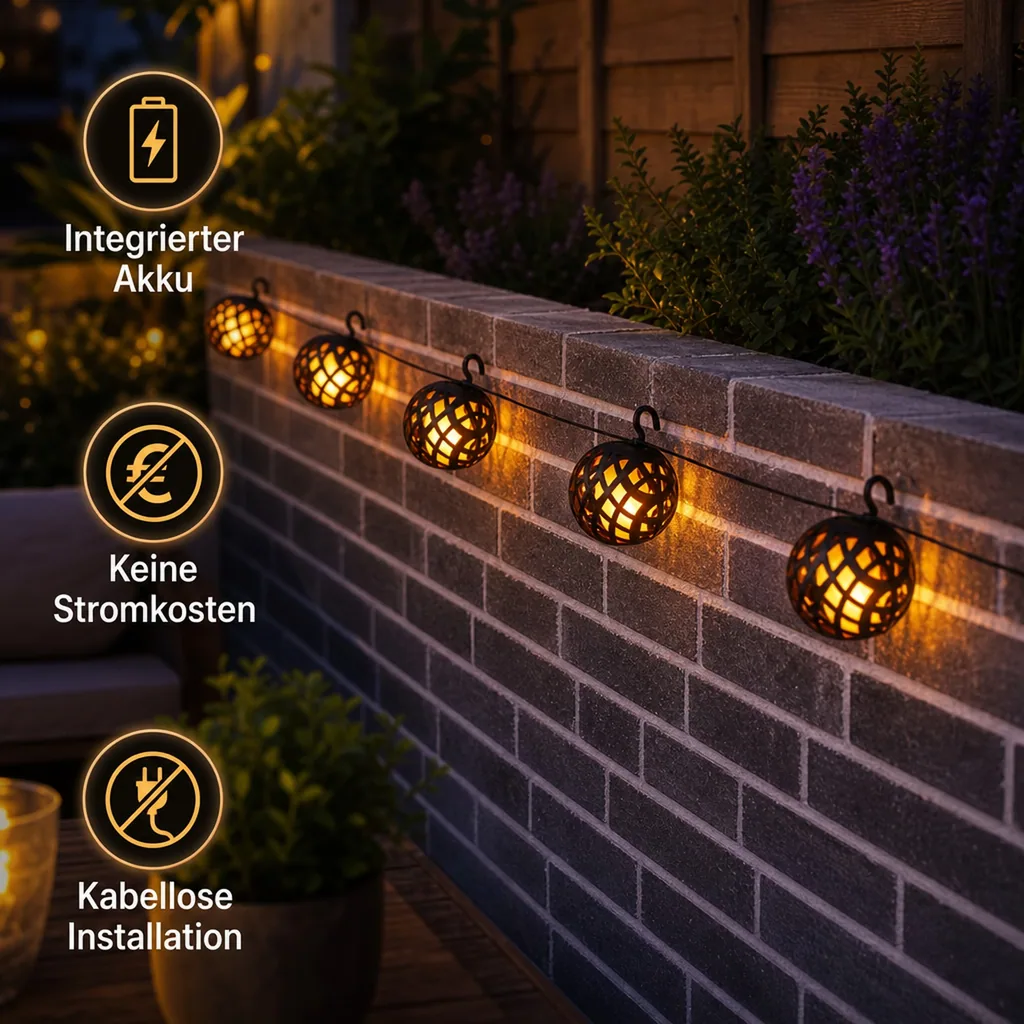 Solar-Lichterkette "Feuerball"