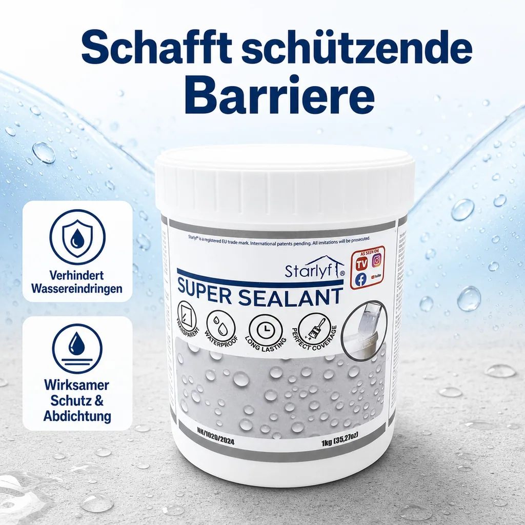 Transparente wasserdichte Dichtungsmasse 1 kg