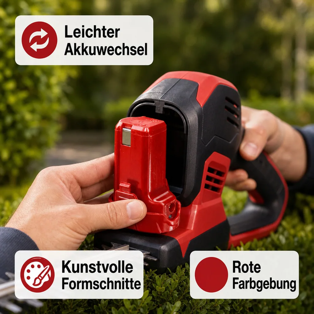 Ersatzakku, 3,6 Volt, LI-Ionen, 1,5 AH, Rot