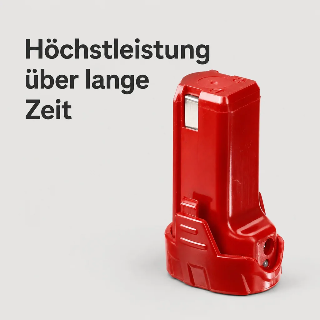 Ersatzakku, 3,6 Volt, LI-Ionen, 1,5 AH, Rot