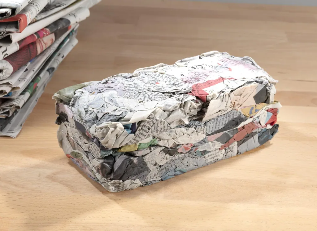 Papierpresse aus Stahl
