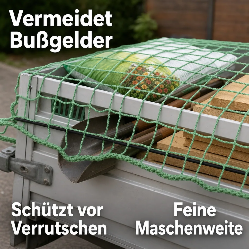 Anhängernetz mit Expanderband 1,60 x 2,50 Meter