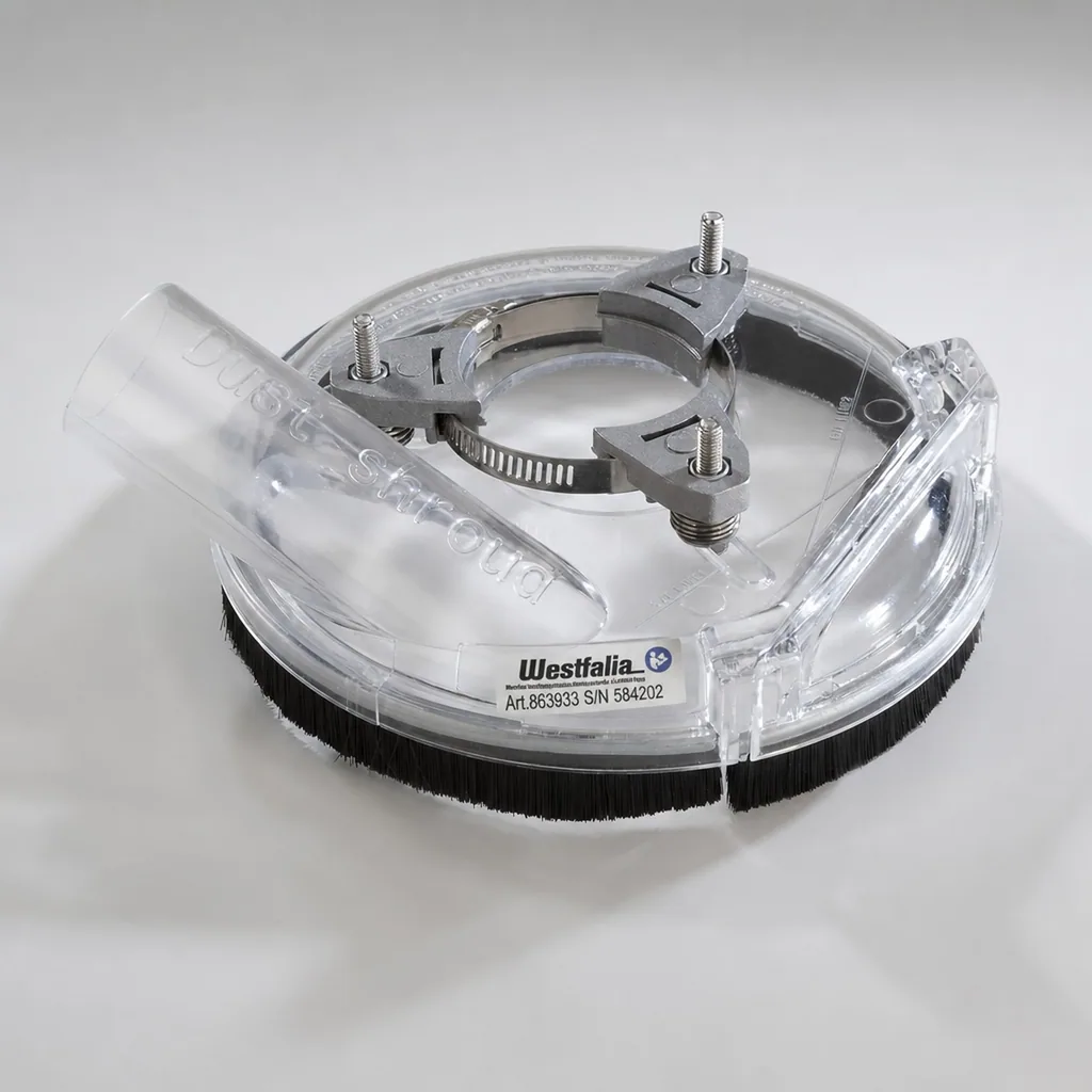 Absaughaube für alle 125 mm Winkelschleifer