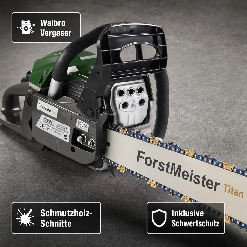 Benzin Kettensäge Titanium „TITAN“ - FM BK 4545
