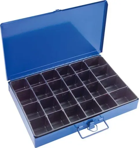 Werkzeug Box inkl. 4 Sortimentskästen ohne Bestückung