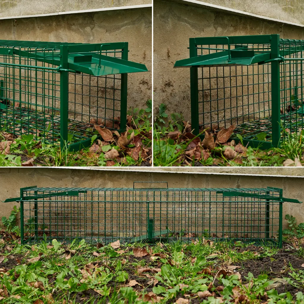Lebendfalle 120cm schräg