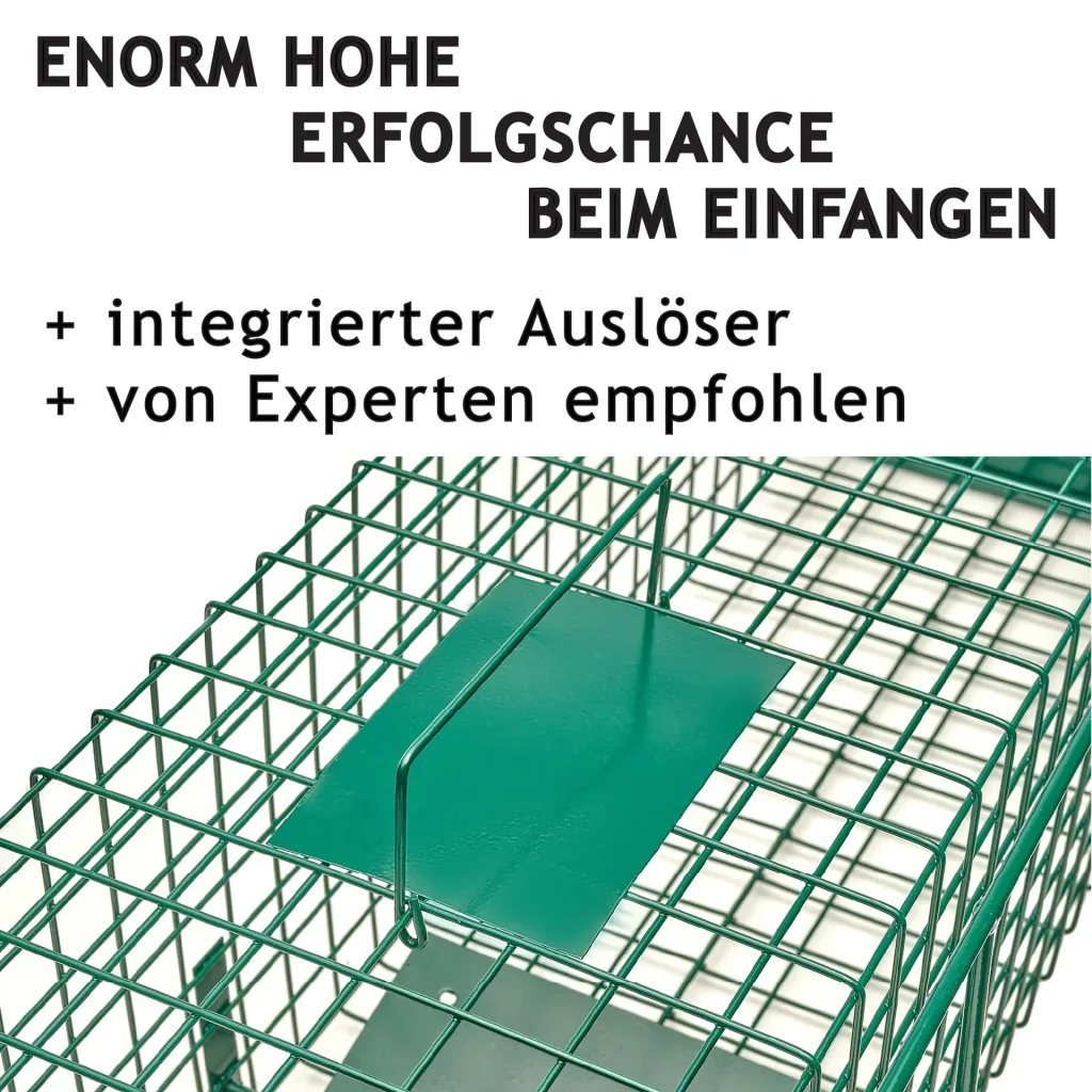 Lebendfalle 120cm schräg