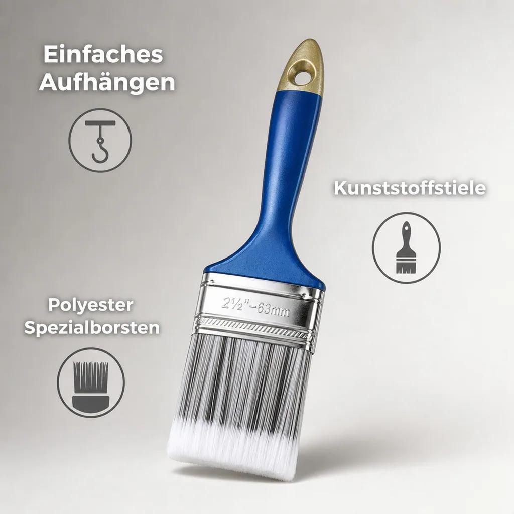 Pinsel Set 10-teilig mit Spezialborsten