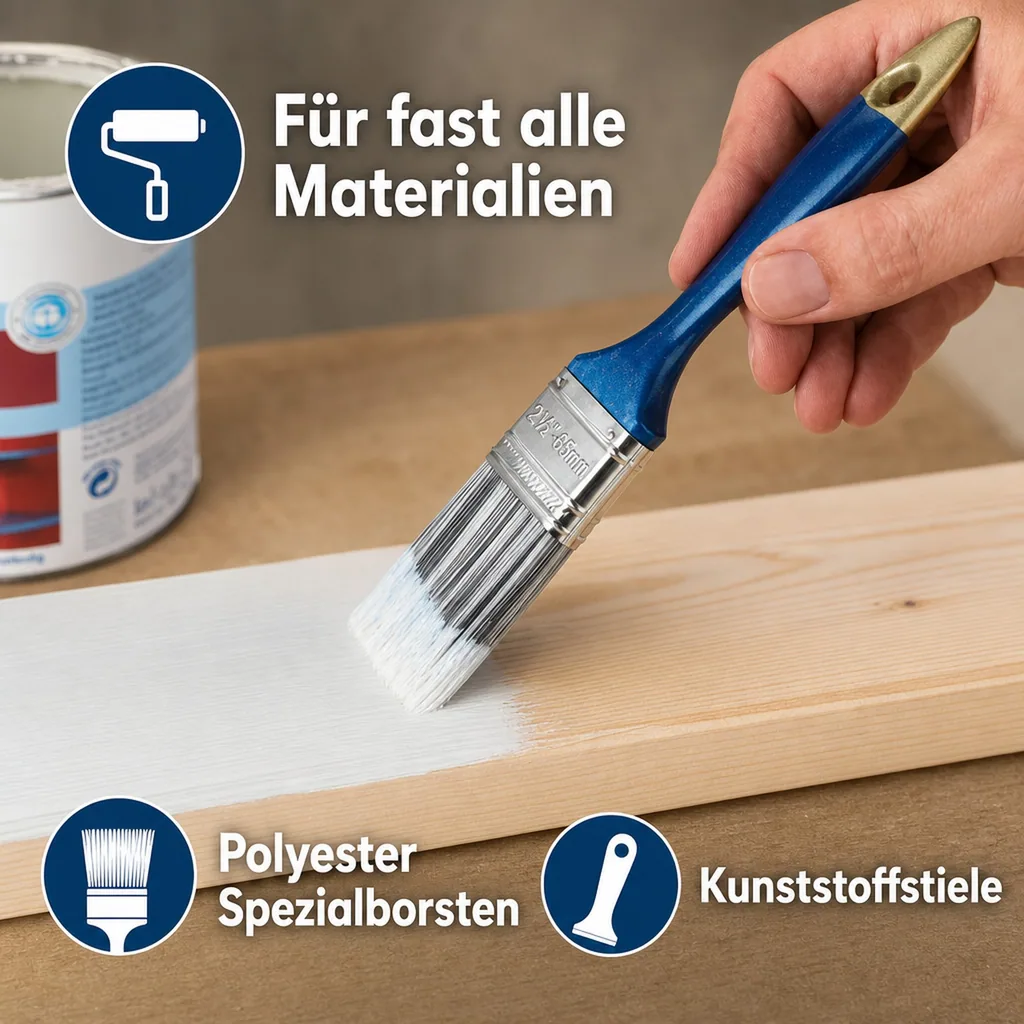 Pinsel Set 10-teilig mit Spezialborsten