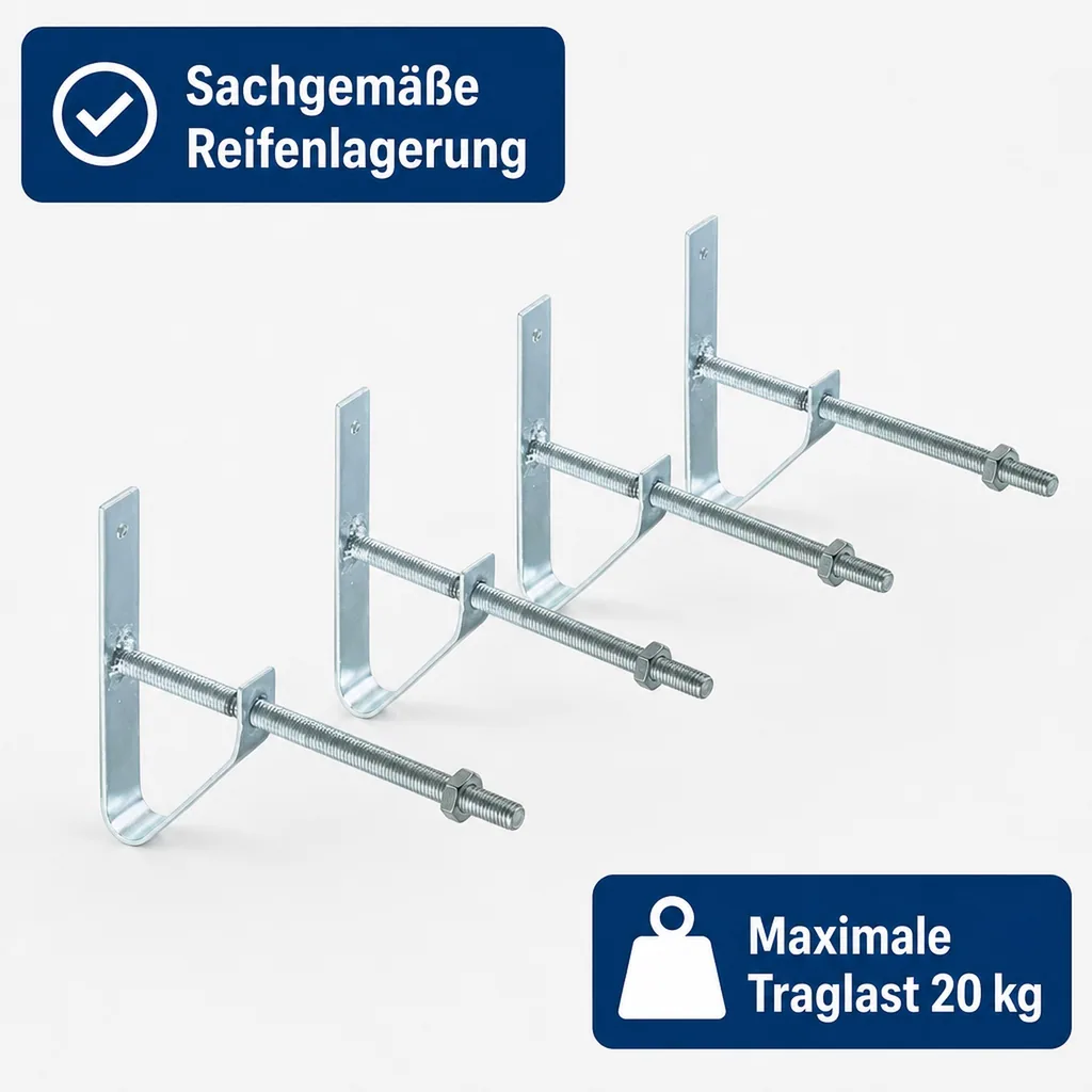 Autoreifen Universal Halter 4er Set