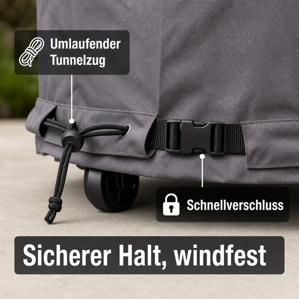Abdeckhaube für Terrassenofen