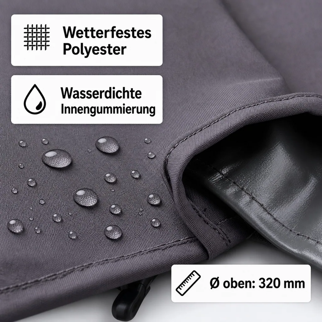 Abdeckhaube für Terrassenofen