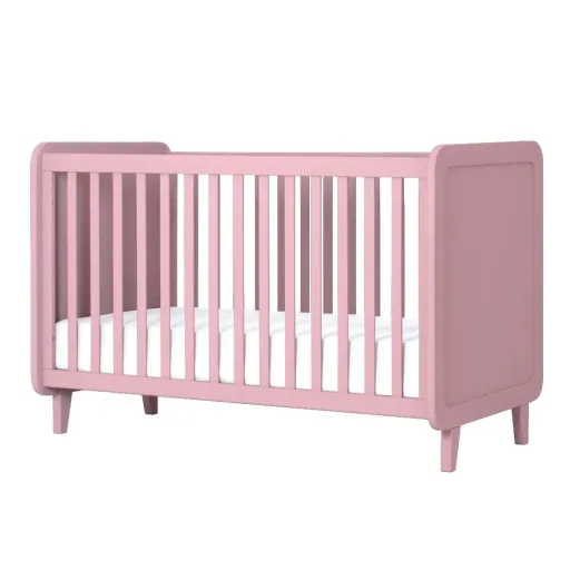 Laurette Babybett 70 x 140 cm Accroche Coeur, Farbe: Bubble Gum