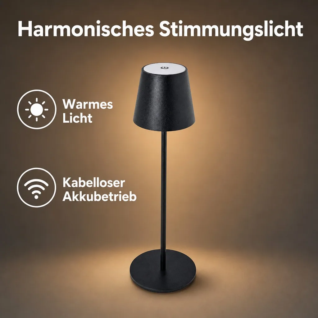 LED Akku Tischleuchte