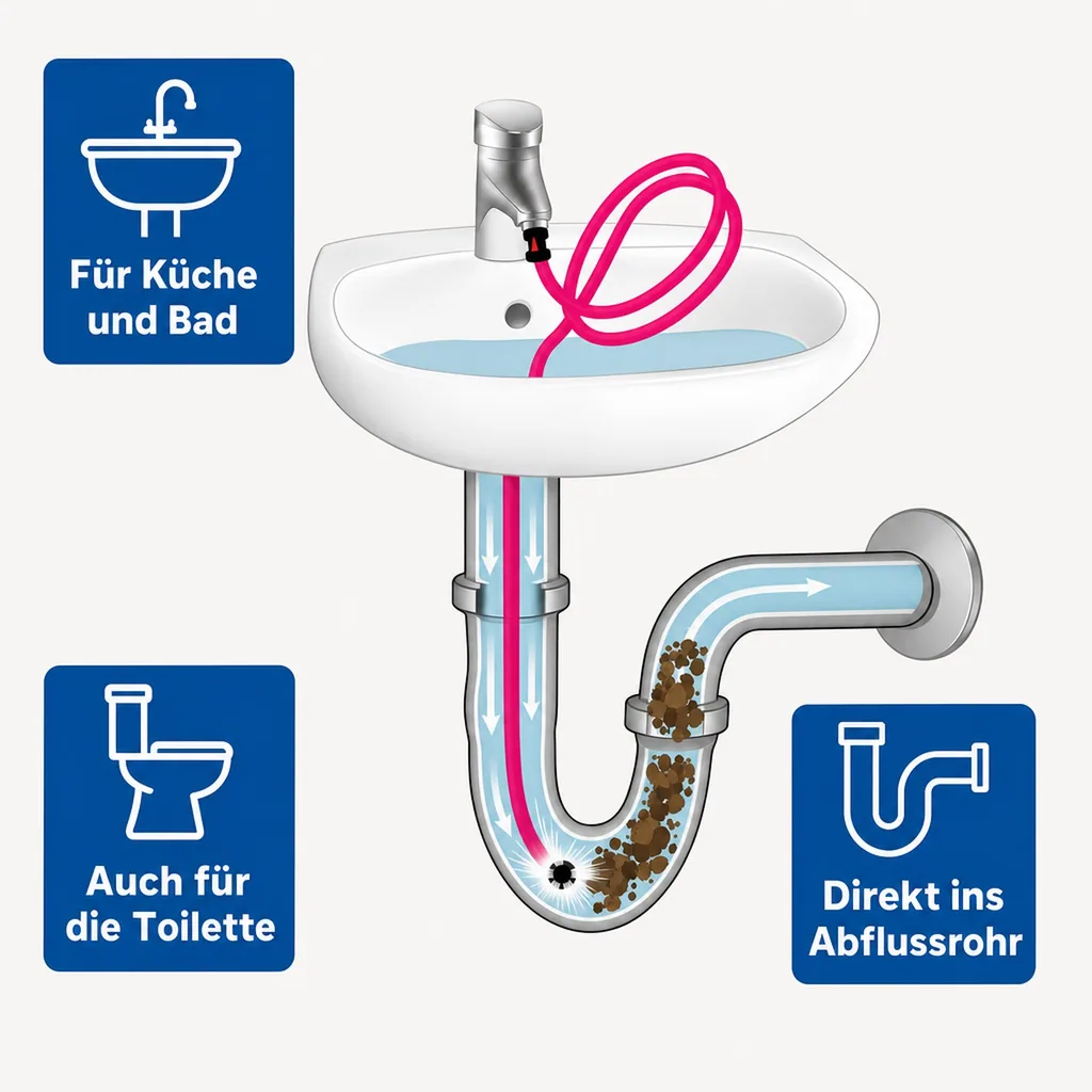 Rohrfrei-Power mit Rücklaufventil