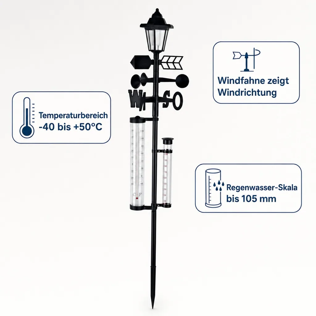 Wetterstation Solar 5in1