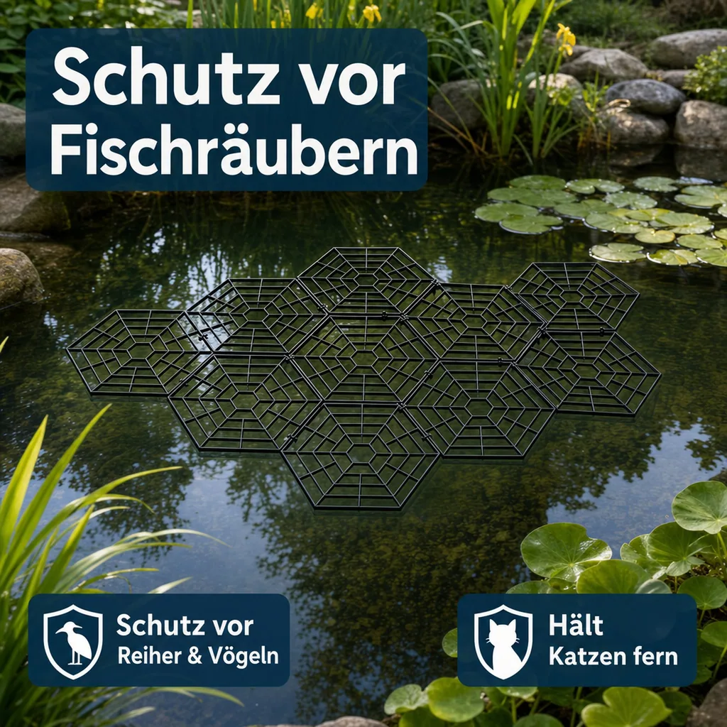 Vogelschutz-Teichgitter 20er Set