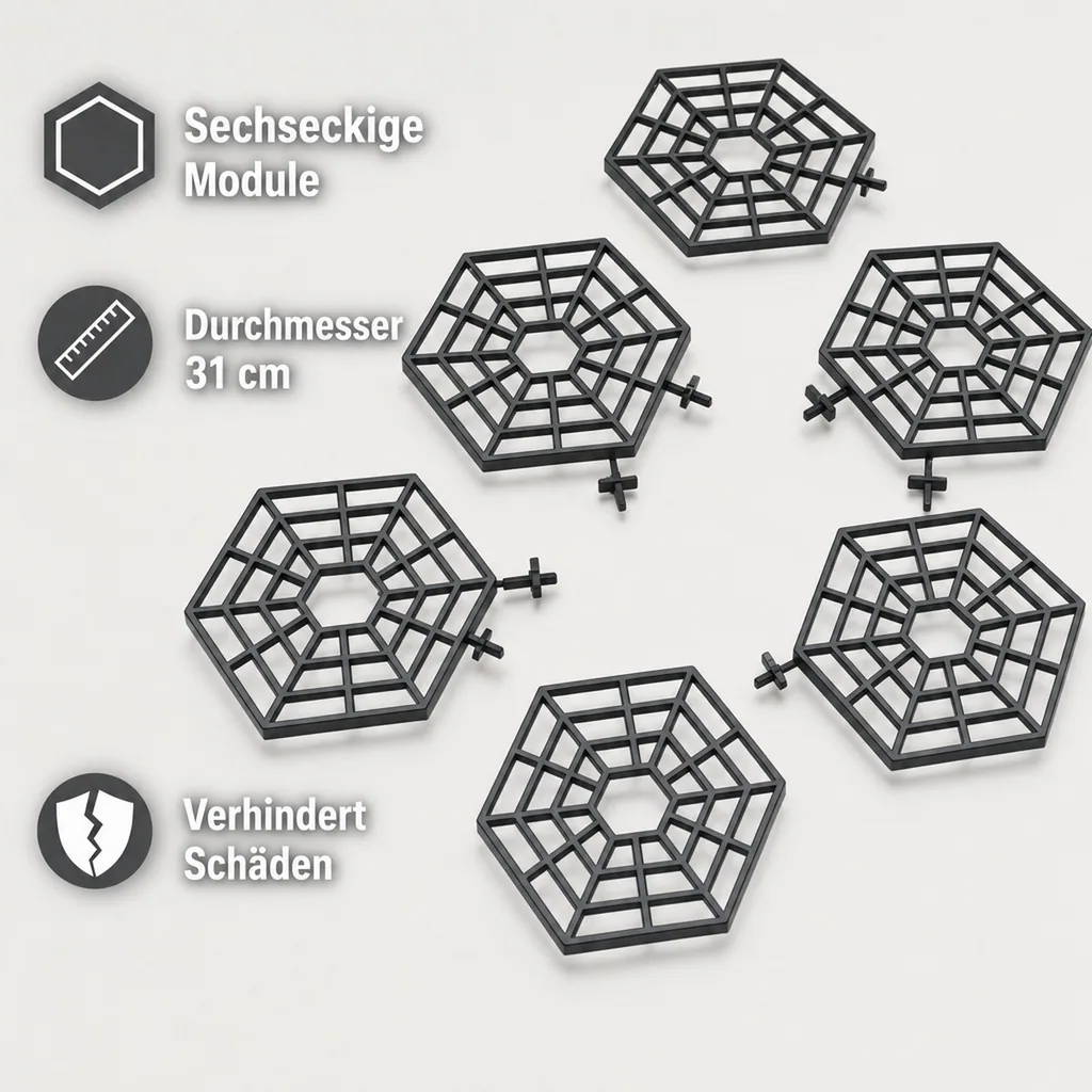 Vogelschutz-Teichgitter 20er Set
