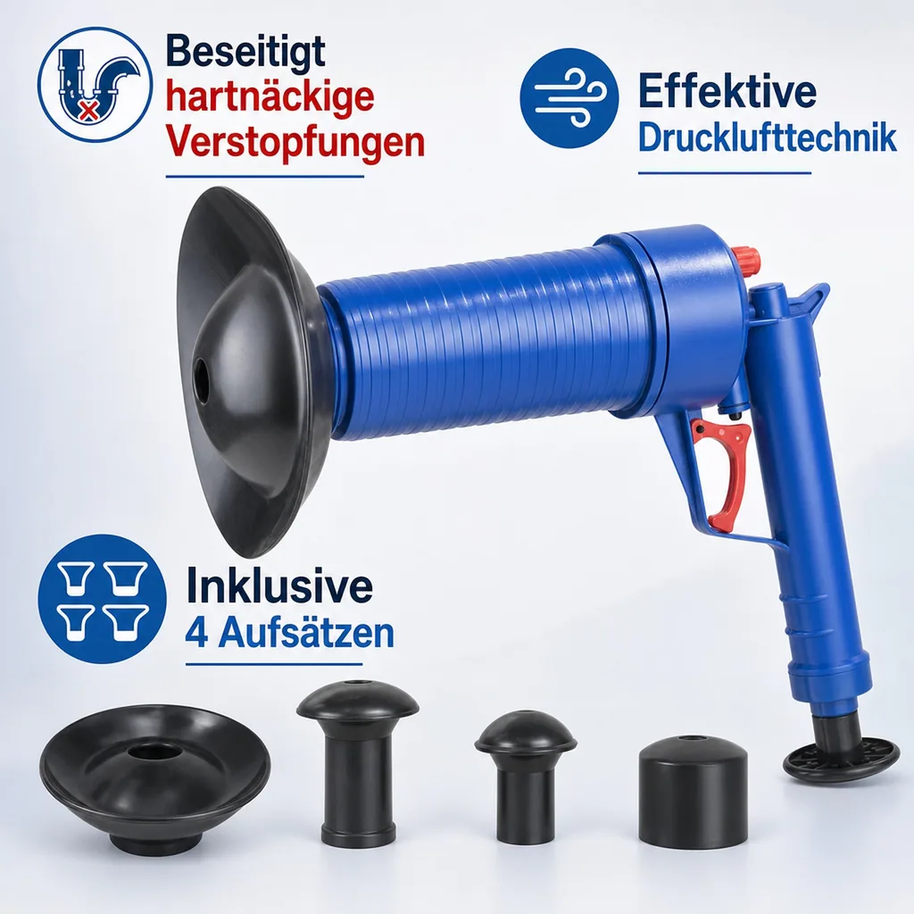 Power Luftdruck Rohrreiniger