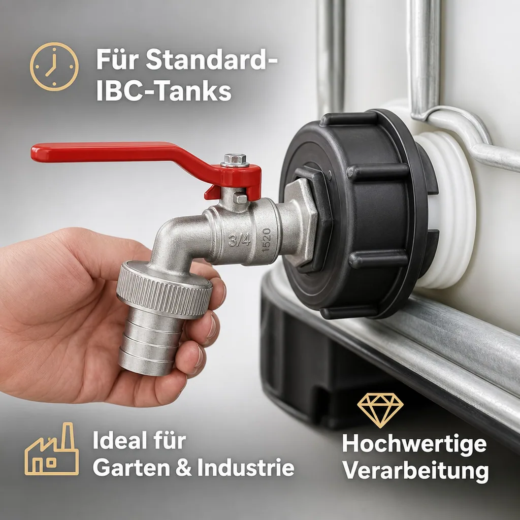 IBC Anschlusshahn 3/4 "