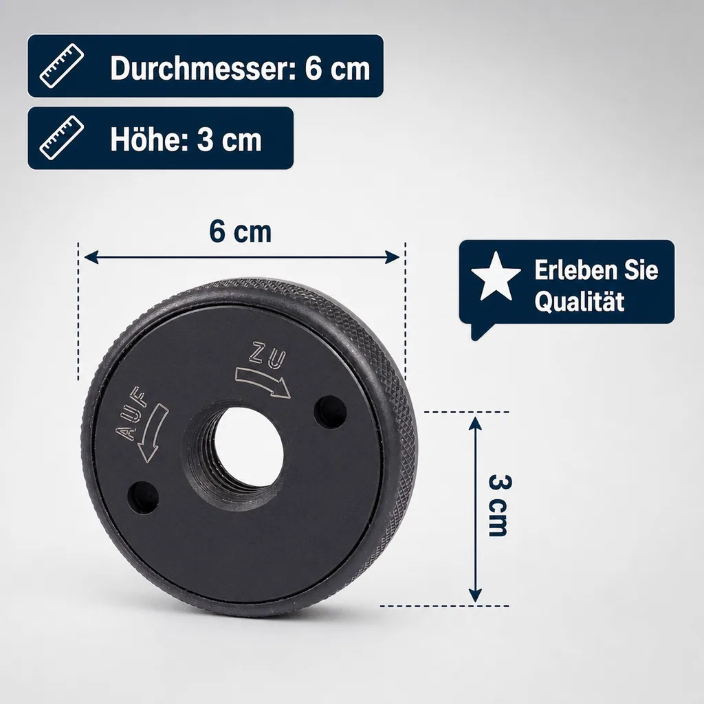 Schnellspannmutter für Winkelschleifer, Aufnahme M14