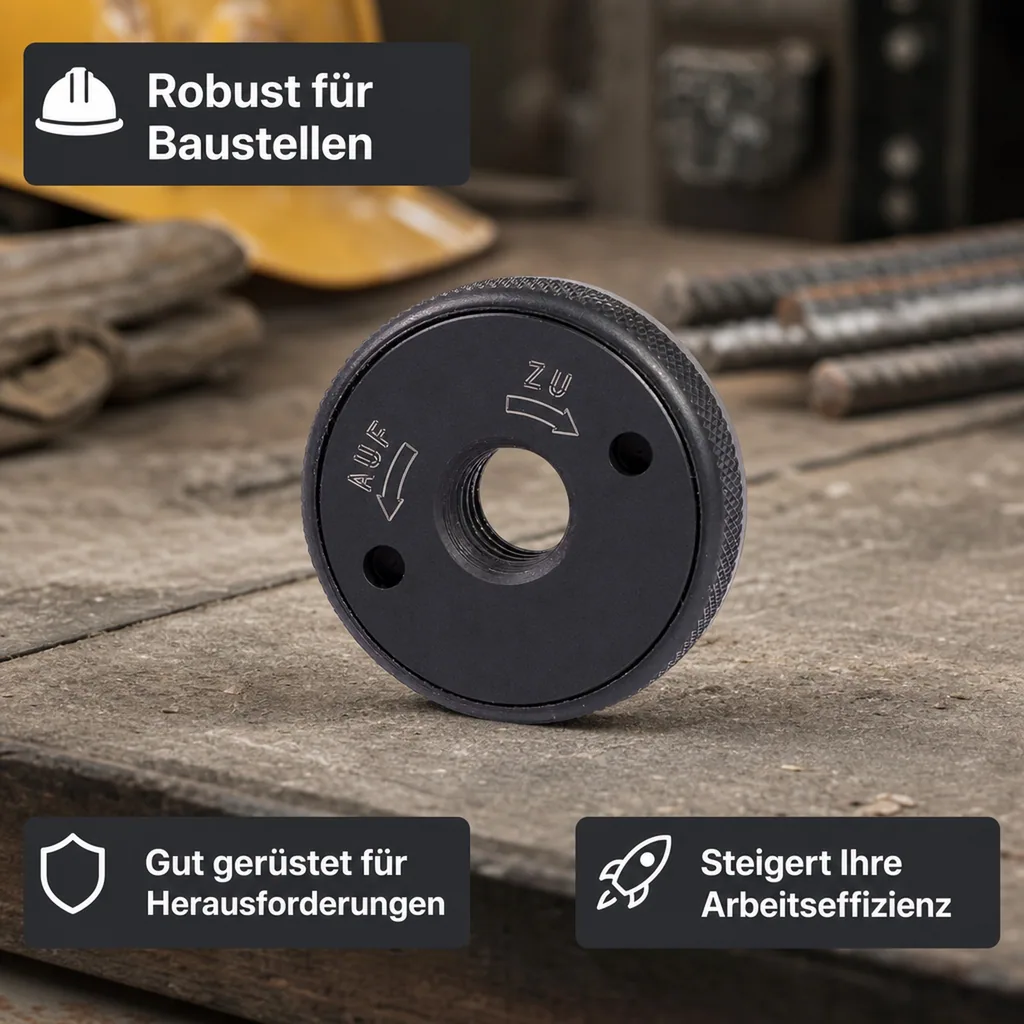 Schnellspannmutter für Winkelschleifer, Aufnahme M14