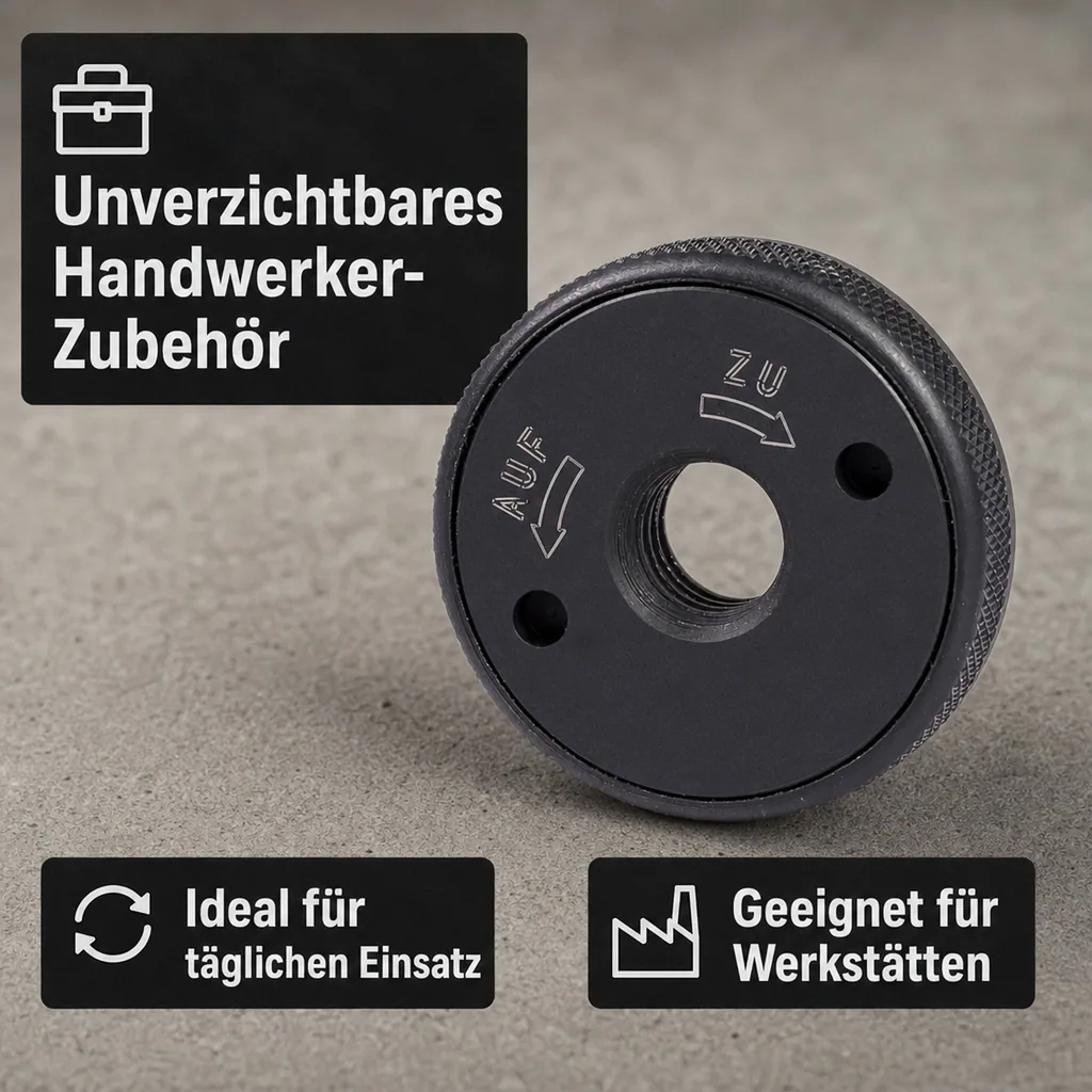 Schnellspannmutter für Winkelschleifer, Aufnahme M14