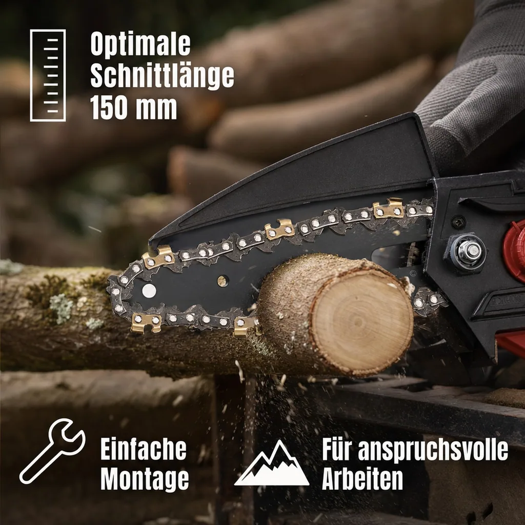 X-Saw Pro Ersatzsägekette Titanium gepanzert für 150 mm Schnittlänge